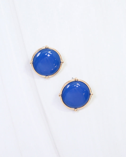 McKinley Stud Earring Blue