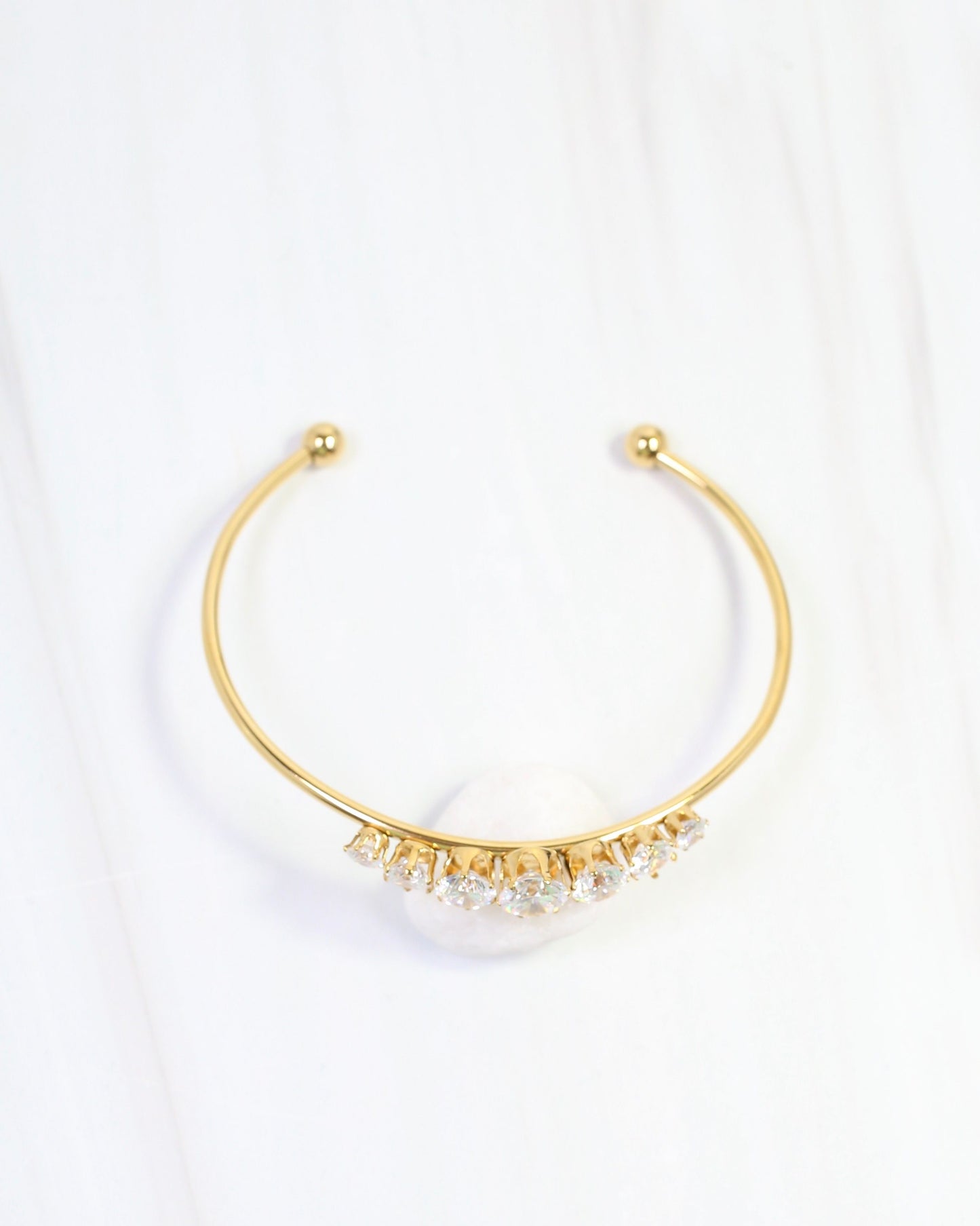 Dani CZ Cuff Bracelet WP Gold