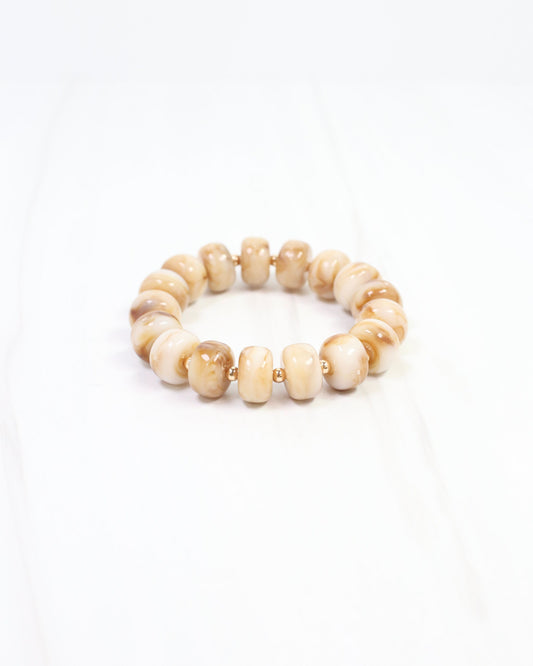 Tanner Beaded Bracelet Brown