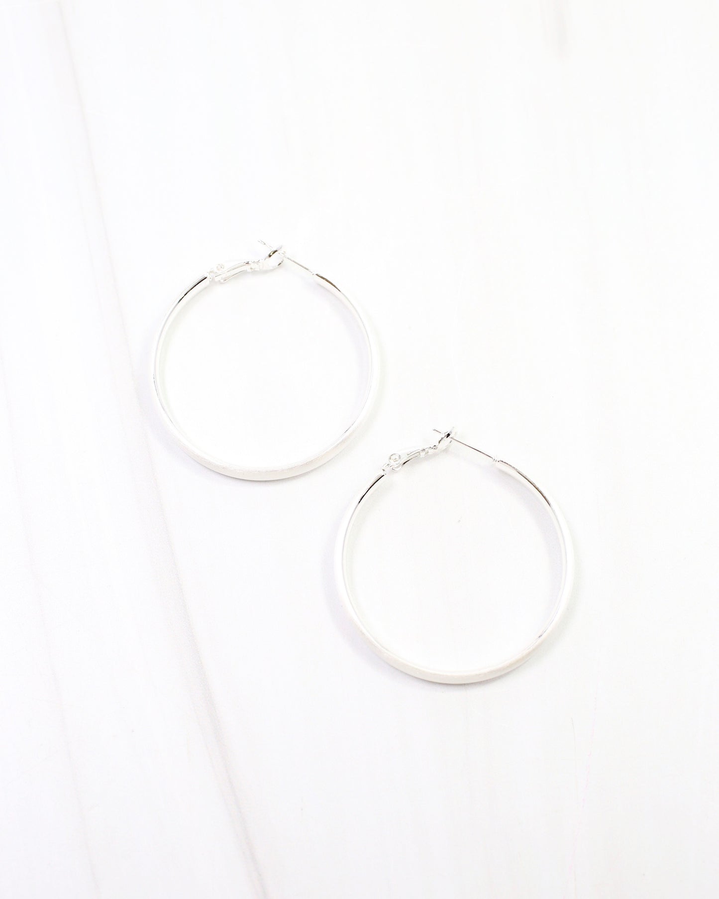 Perth Small Hoop Earring WR Silver
