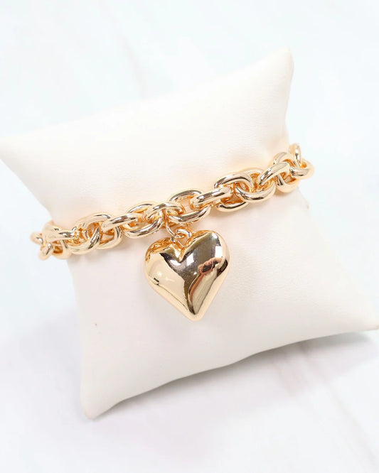 Mayson Link Stretch Bracelet Gold