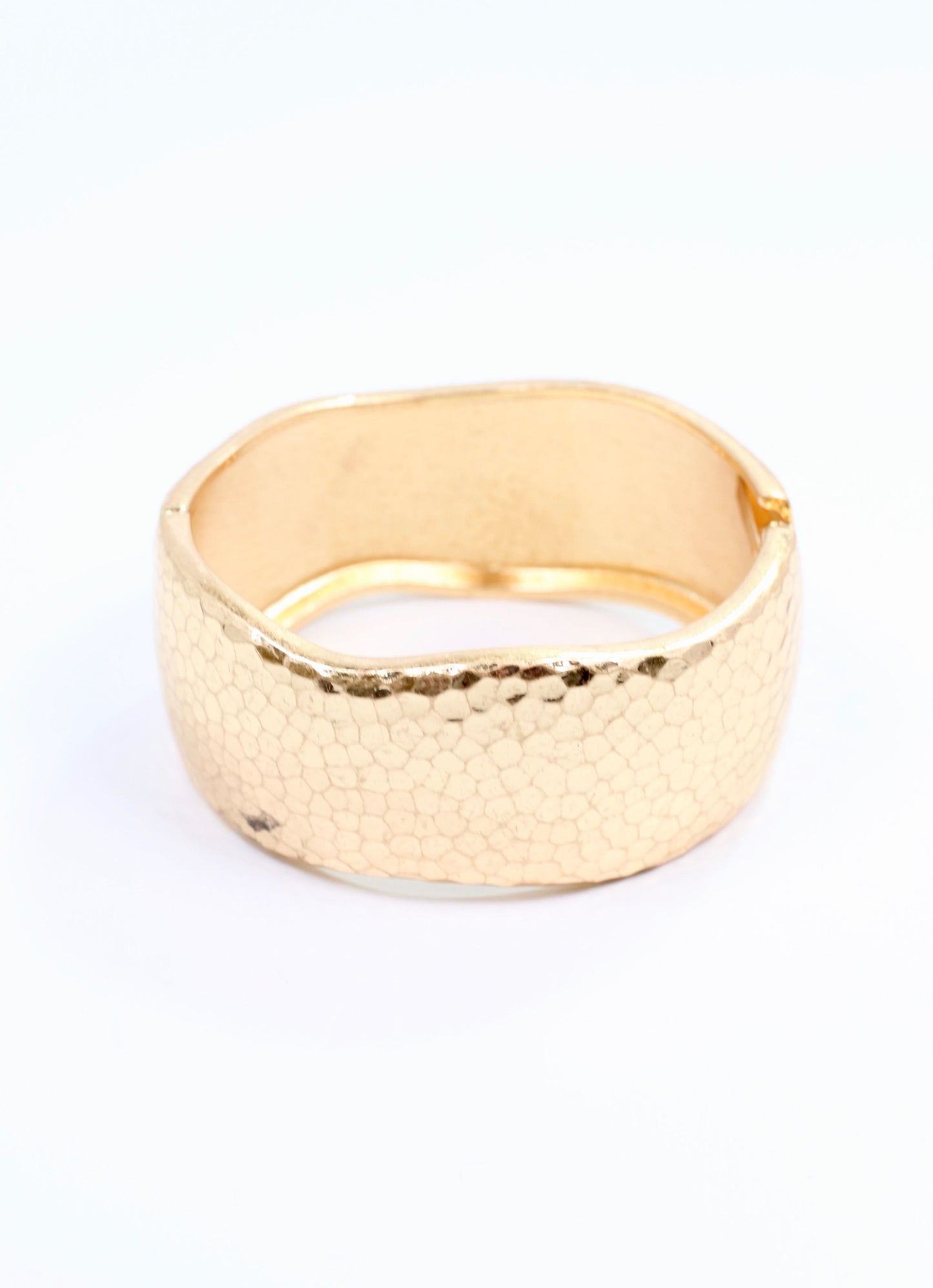 Bledel Hammered Cuff Bracelet GOLD