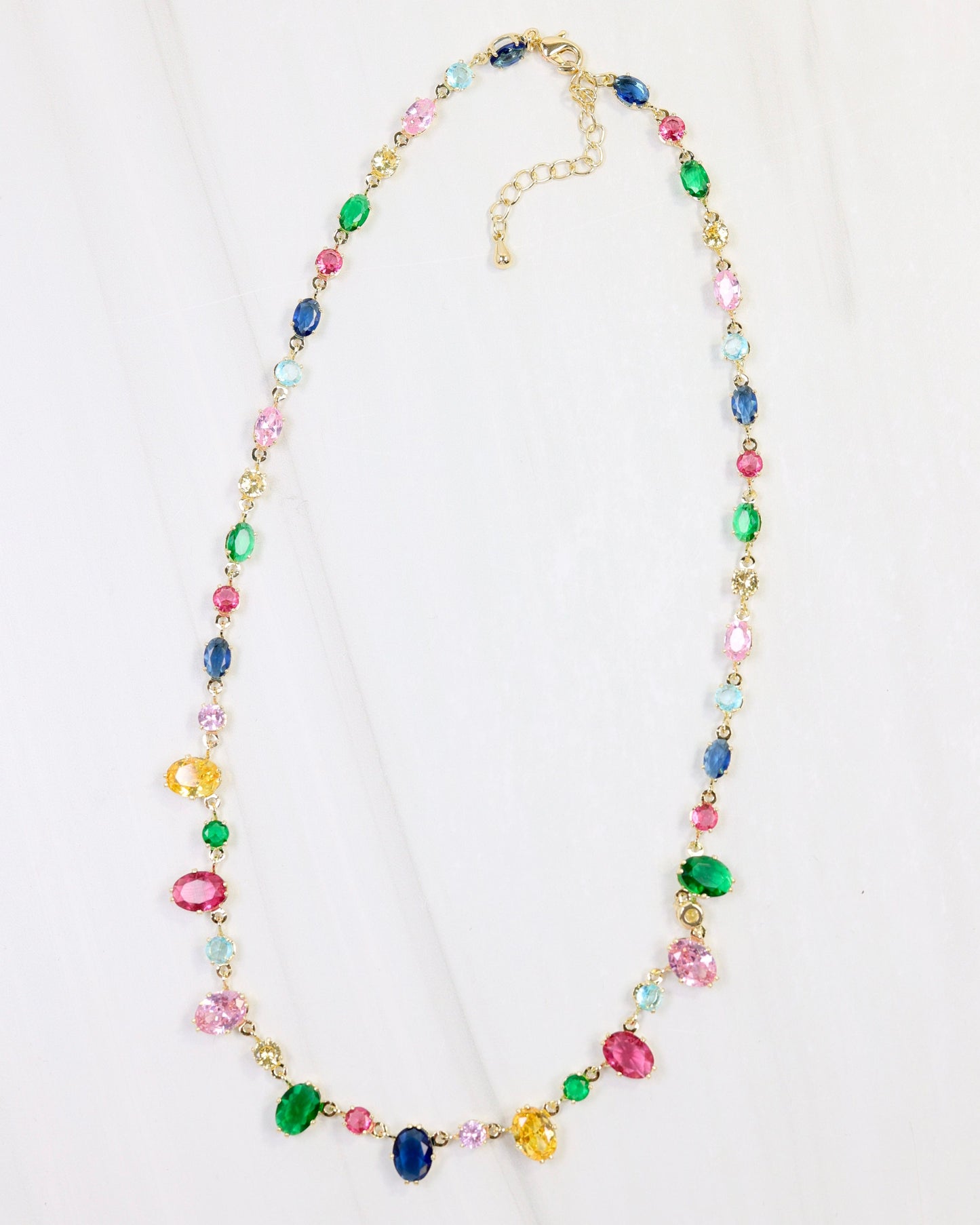 St Regis Crystal Necklace WP Multi