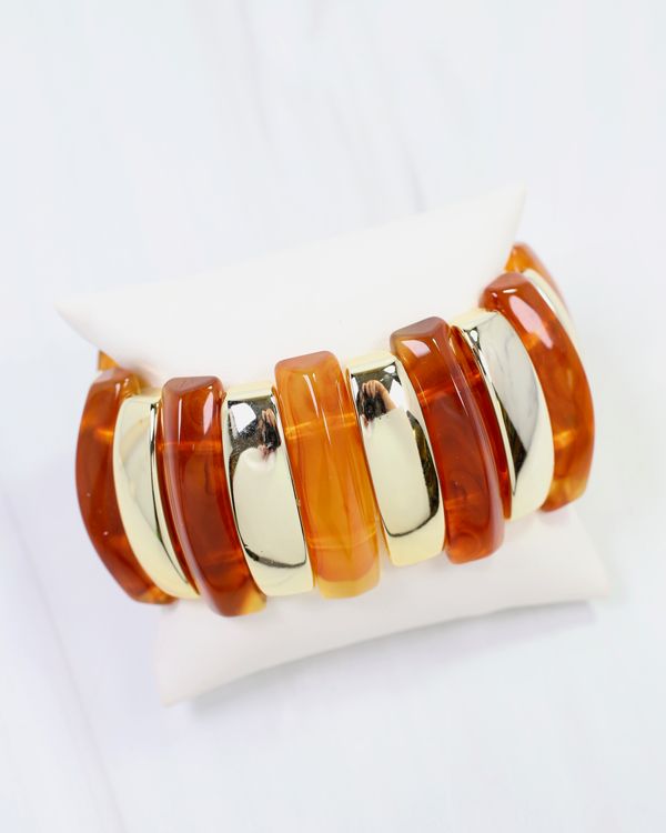 Antioch Wide Stretch Bracelet Tortoise