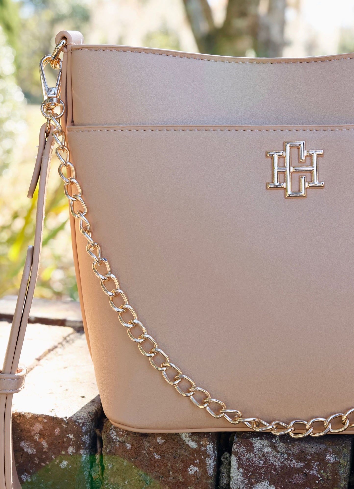 Brielle Bucket Bag Tan