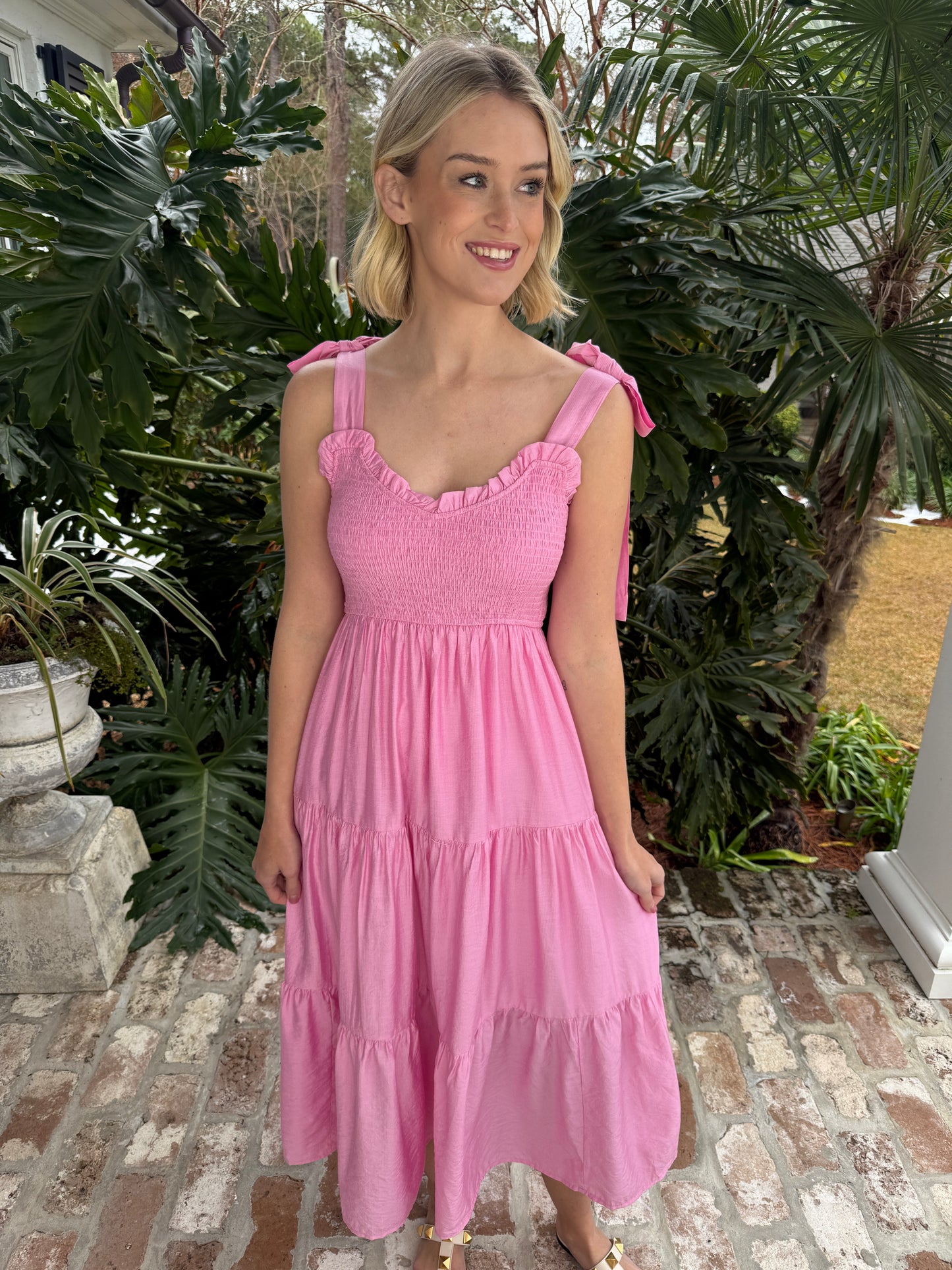 Pretty in Pink Maxi Dress