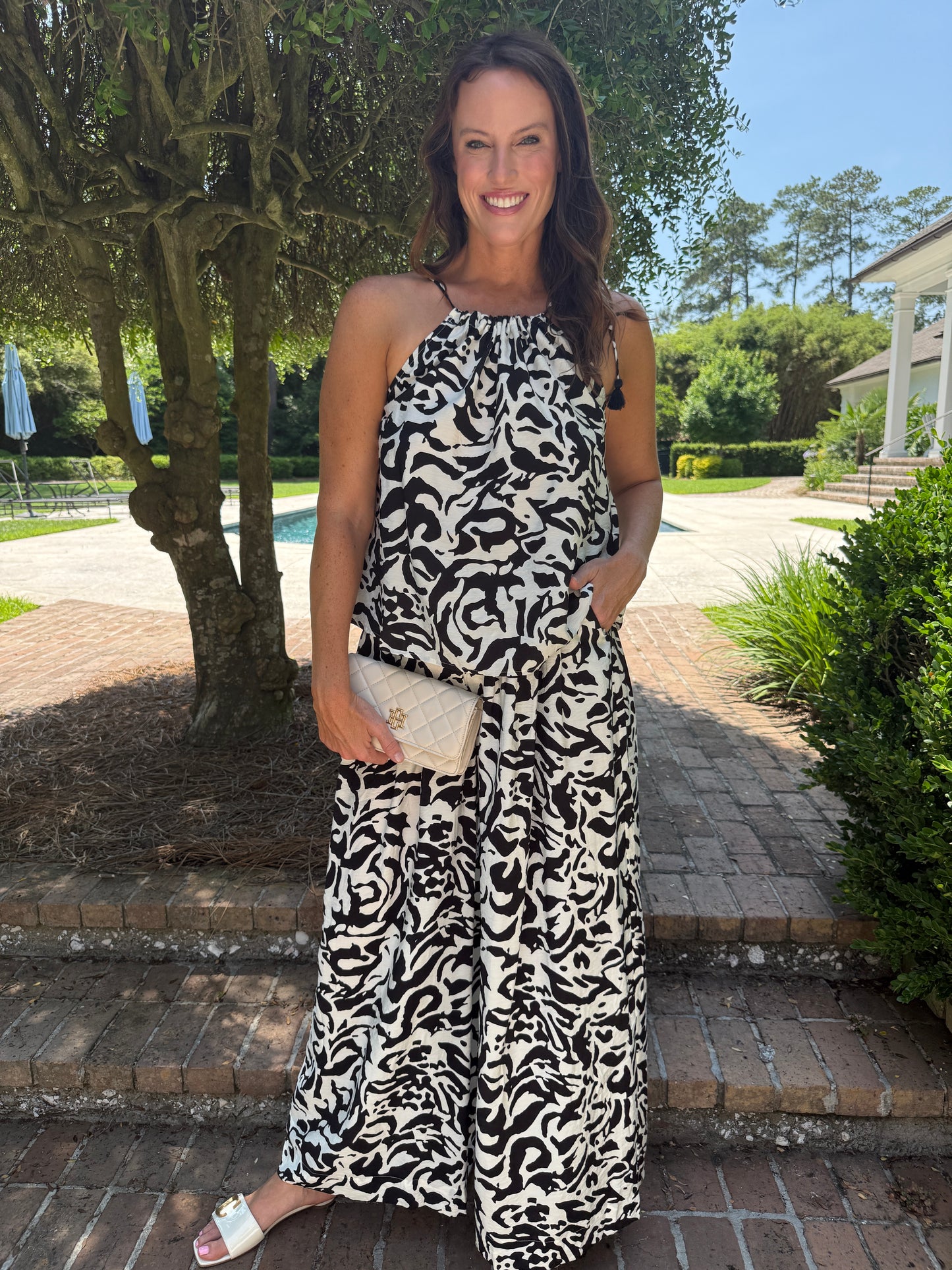 Bold On The Beach Pant Set