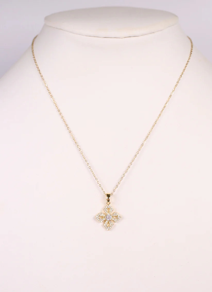 Maggie CZ Necklace GOLD