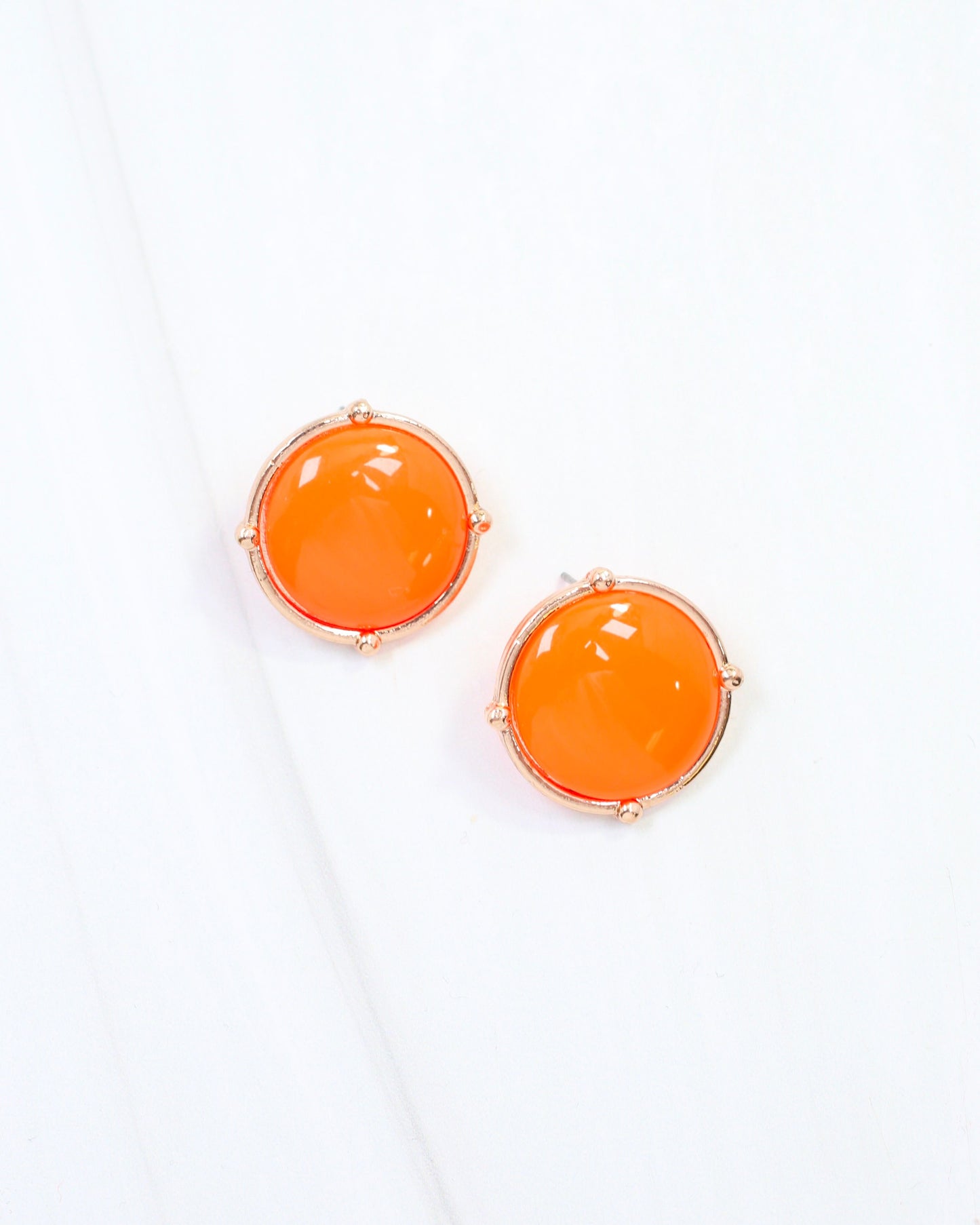 McKinley Stud Earring Orange