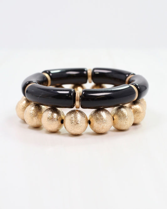 Muhlissa Bracelet Set Black