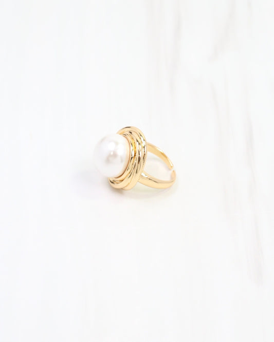 Biddeford Pearl Ring WR Gold