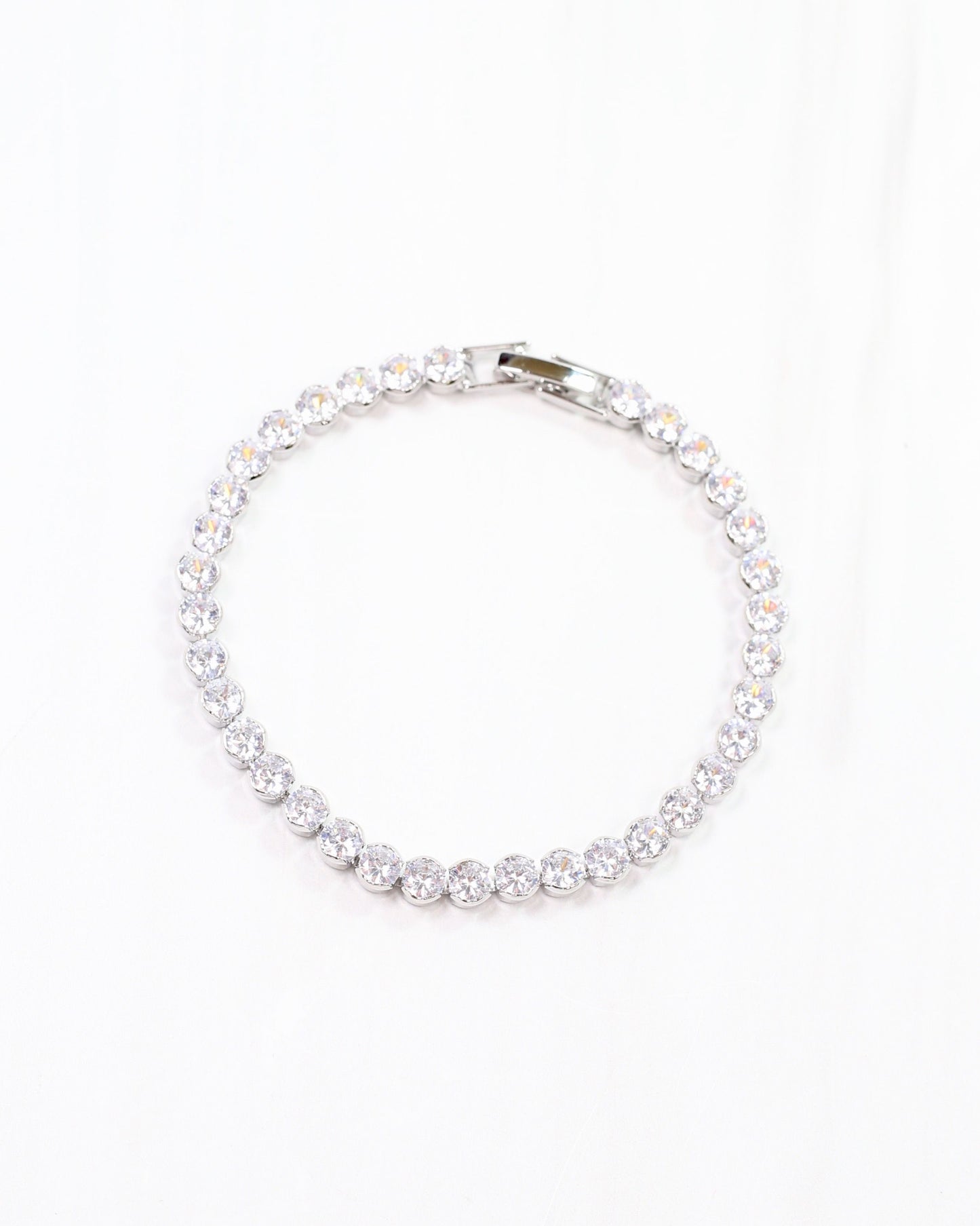 Denise CZ Bracelet Silver