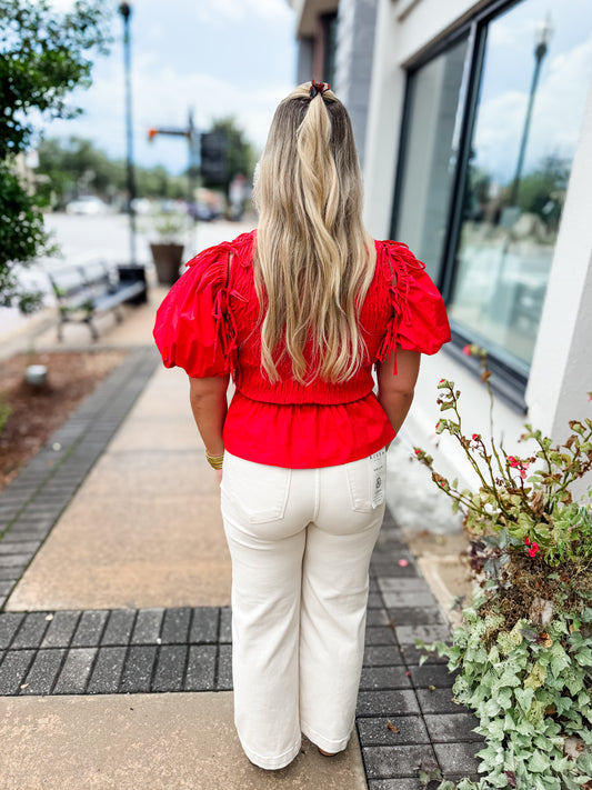 Shelby Peplum Top