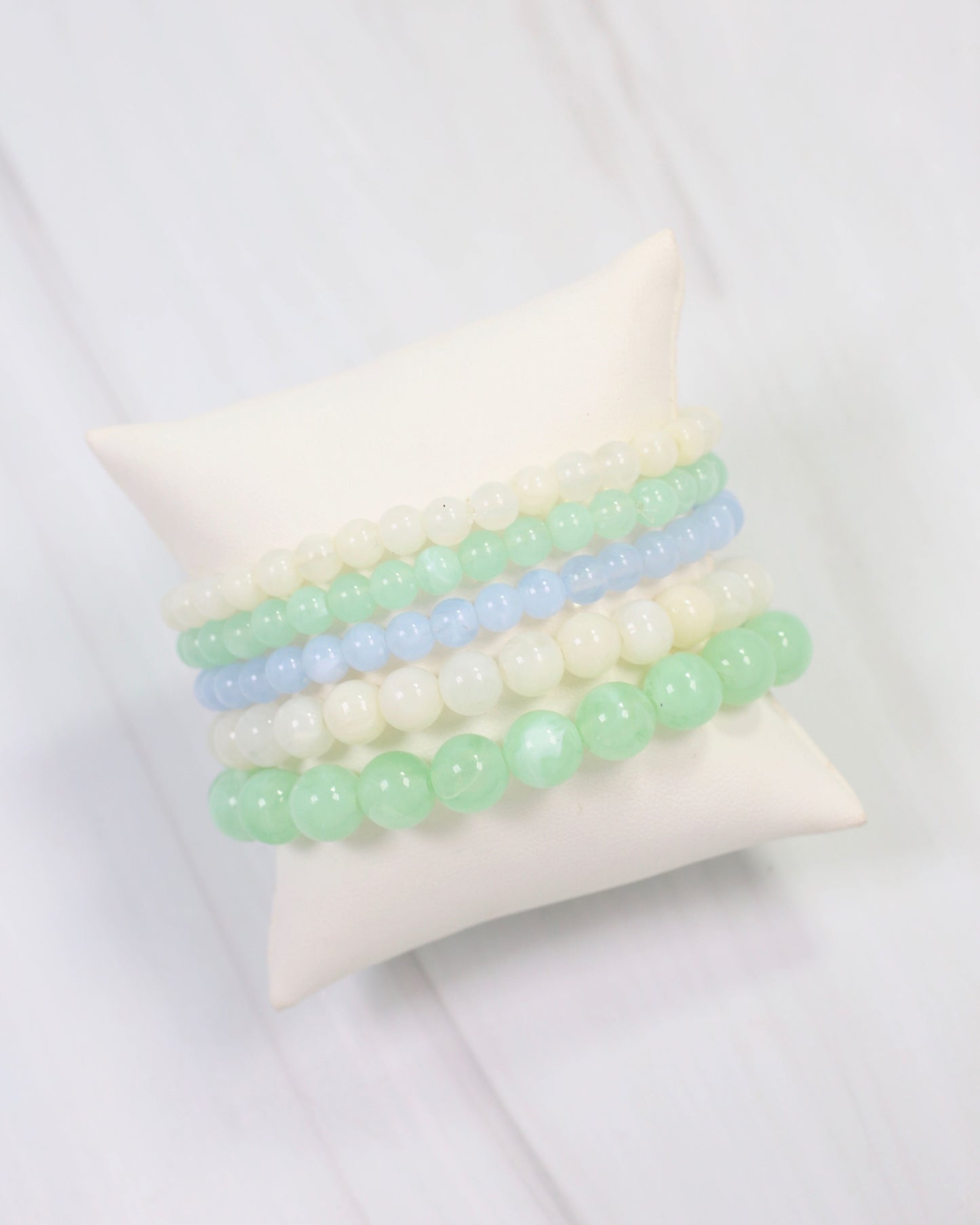 Amherst Beaded Bracelet Set Blue Multi