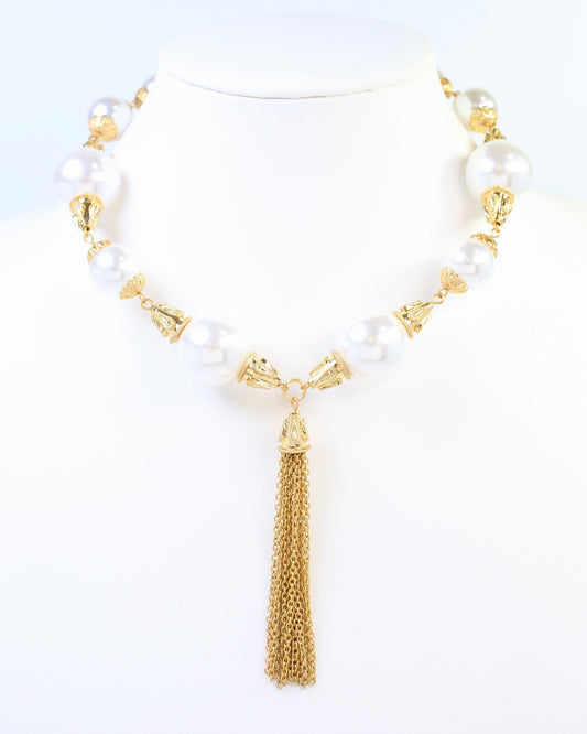 Marrakech Pearl Bead Necklace WRVG