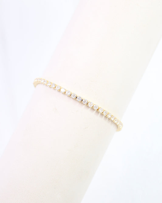 Luna Small CZ Tennis Bracelet WR GOLD