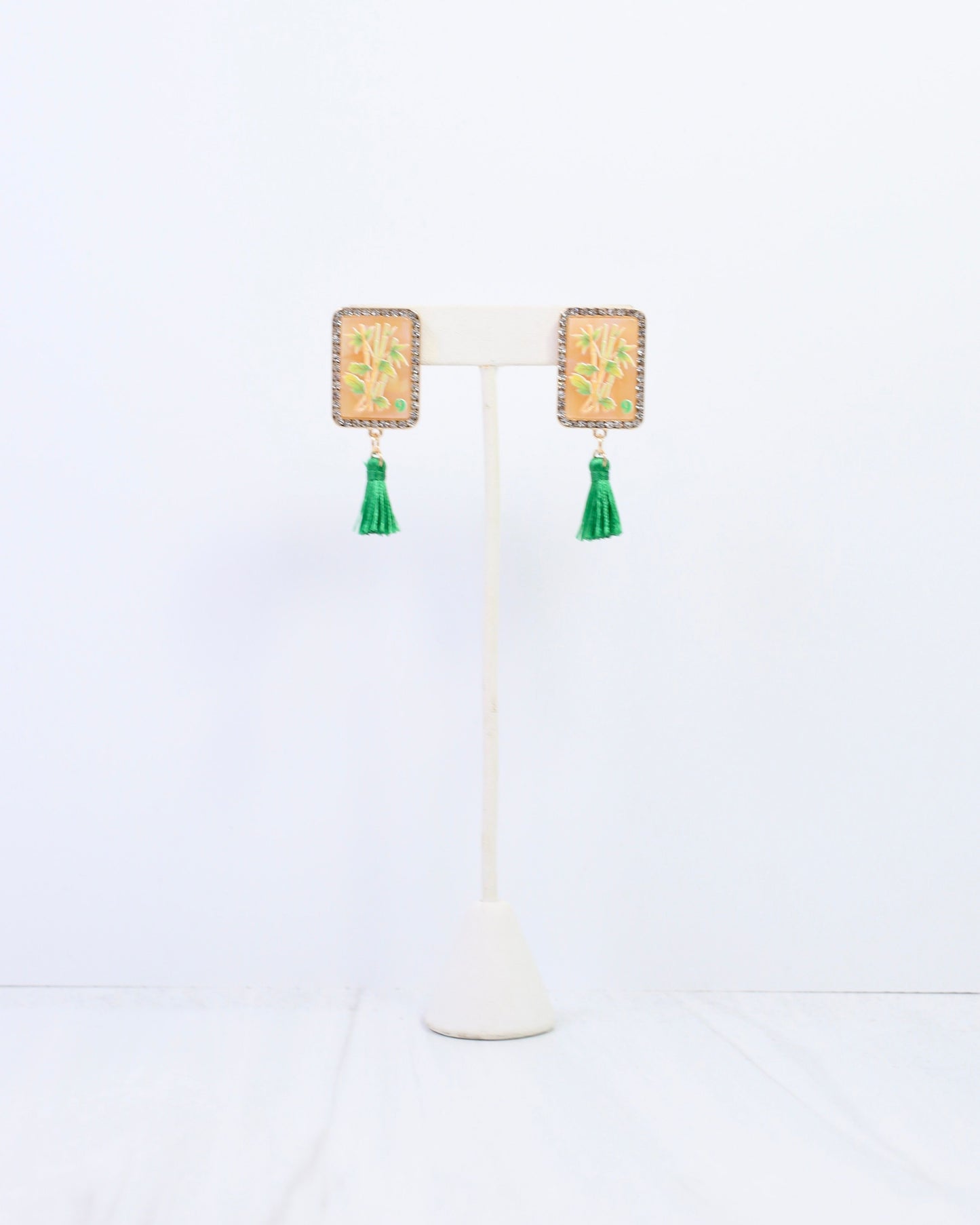 Rack Em Earring Green