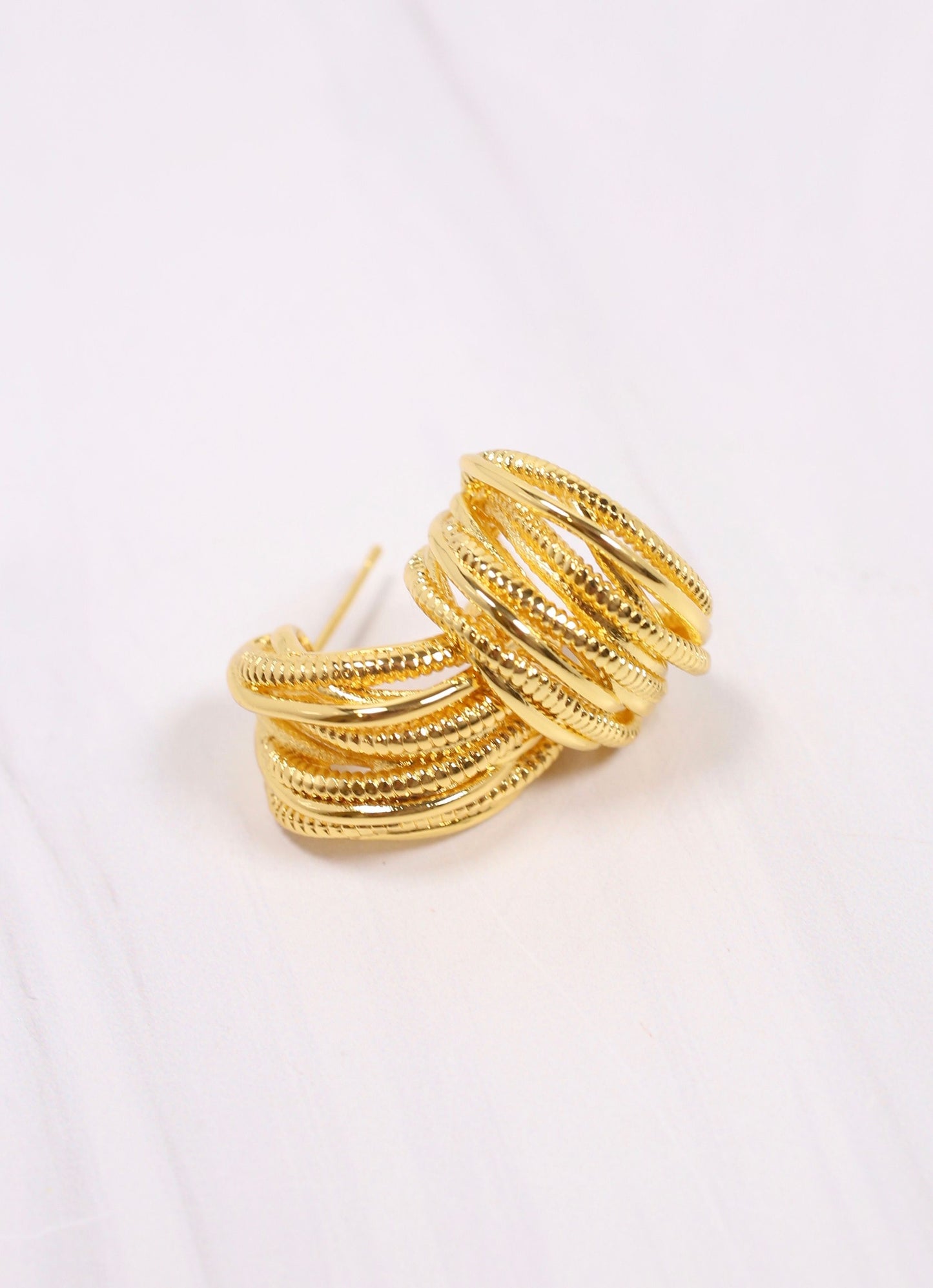 Newton Hoop Earring Gold