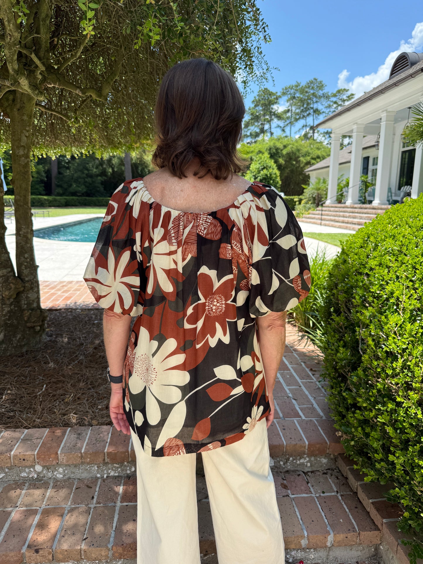 Johannesburg Floral Print Top