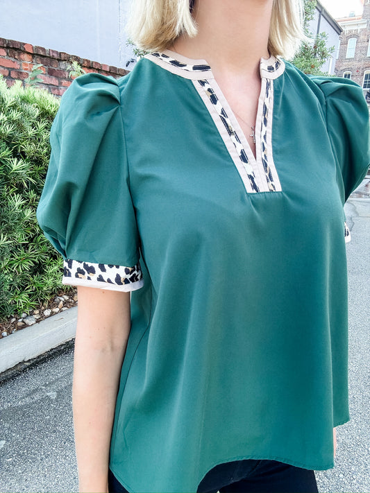 Wild Side Hunter Short Sleeve Top
