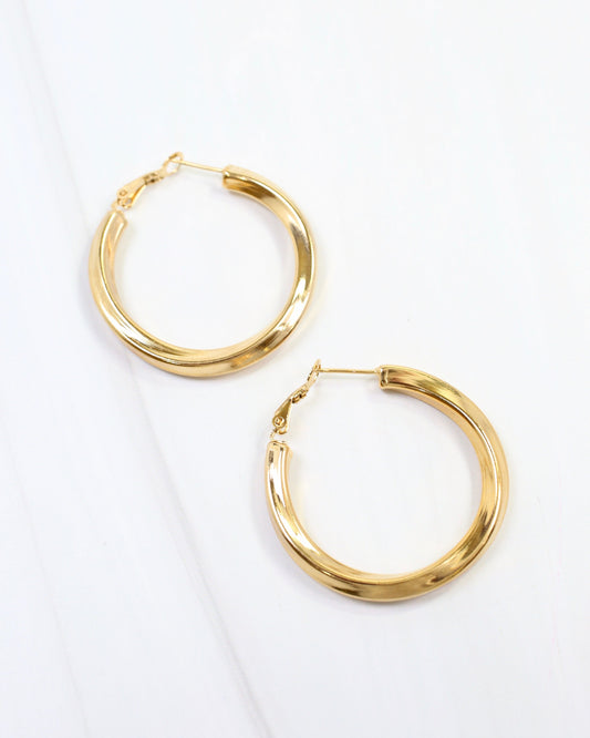 Harwich Hoop Earring Gold