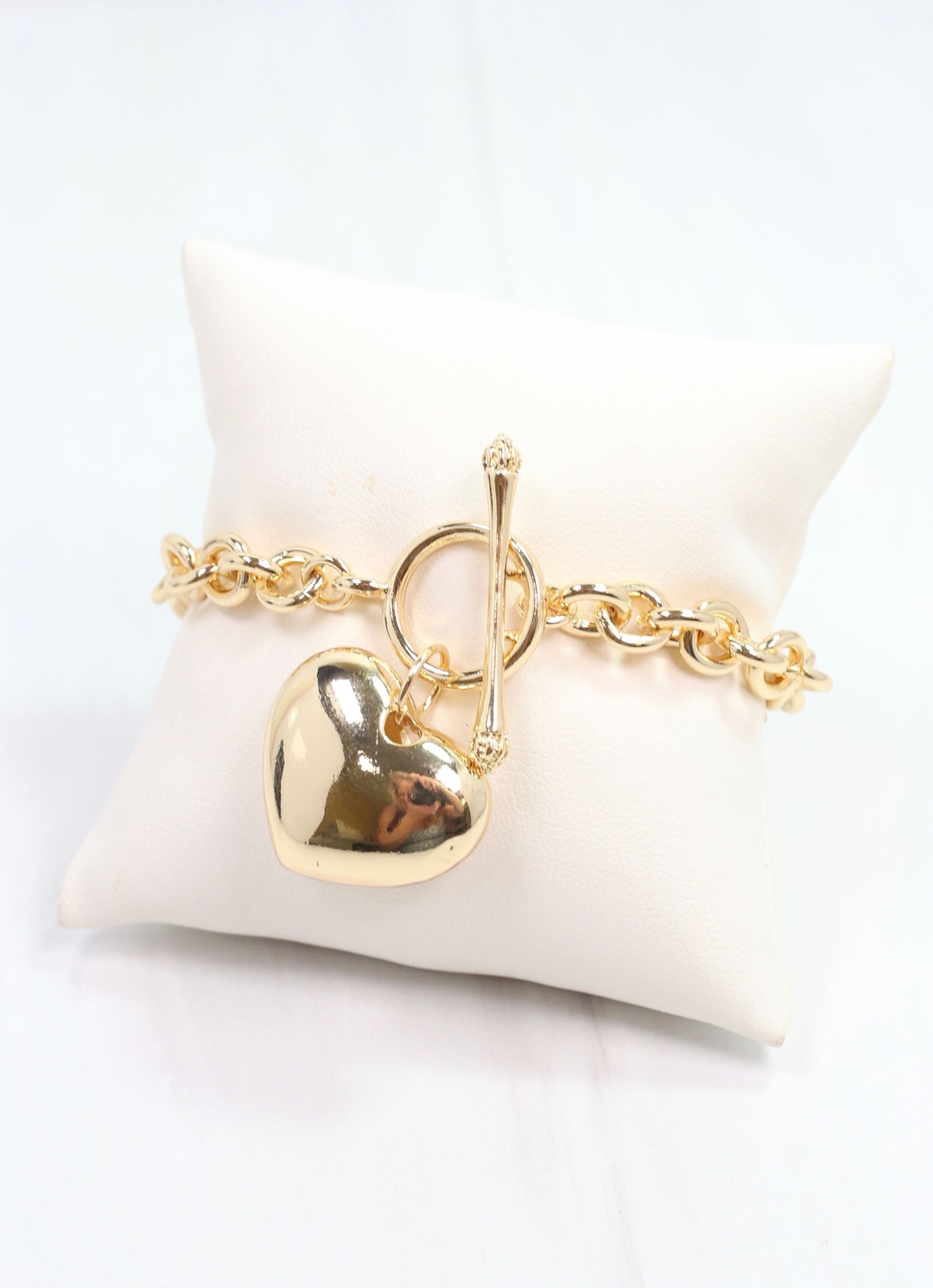 Huston Heart Bracelet Gold