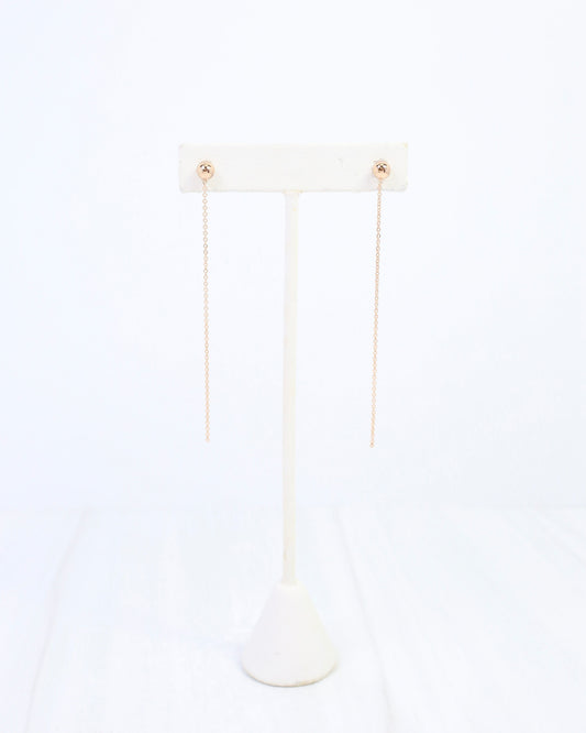 Marisol Dangle Chain Earring Gold