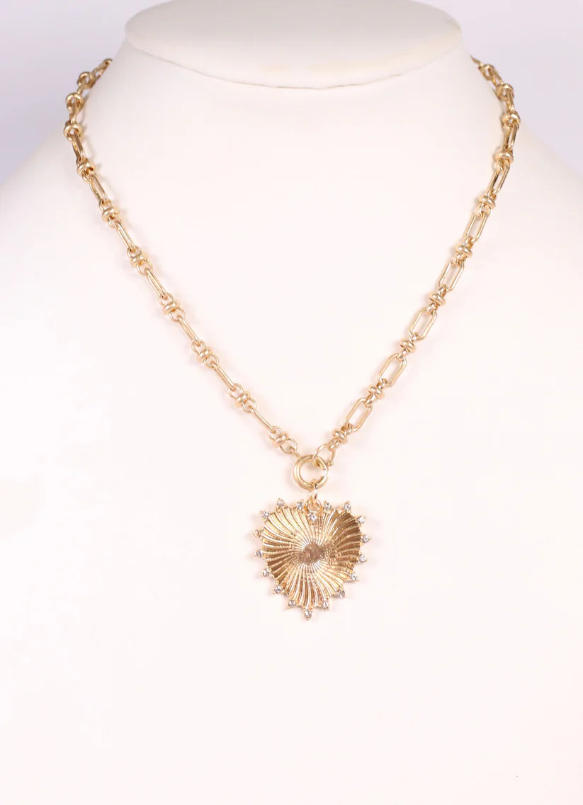 Landstrom Heart Necklace GOLD