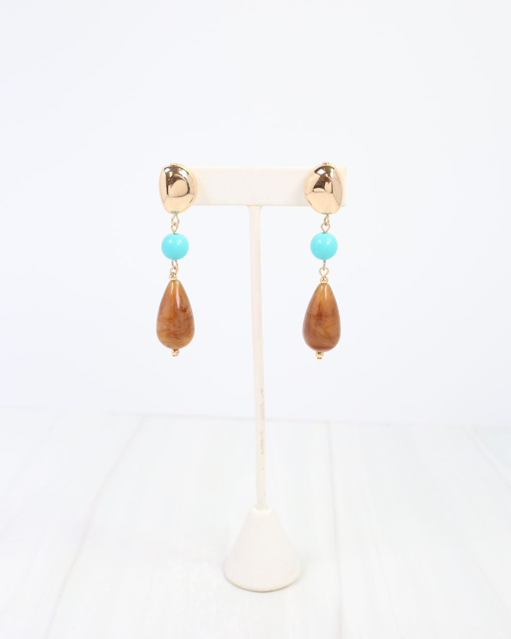Bar Harbor Stone Dangle Earring Turquoise