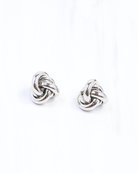 Clarissa Forget Me Knot Earring Silver