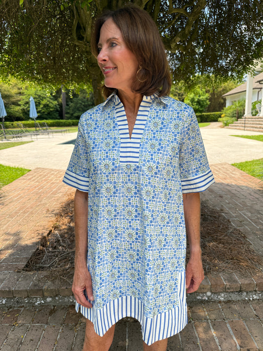 Monterey Mosiac Printed Dress