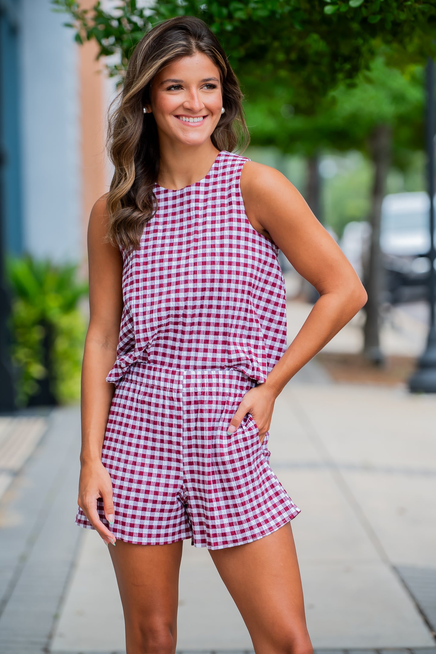 Annie Burg Gingham Top
