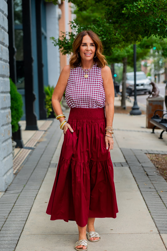 Annie Burg Gingham Top