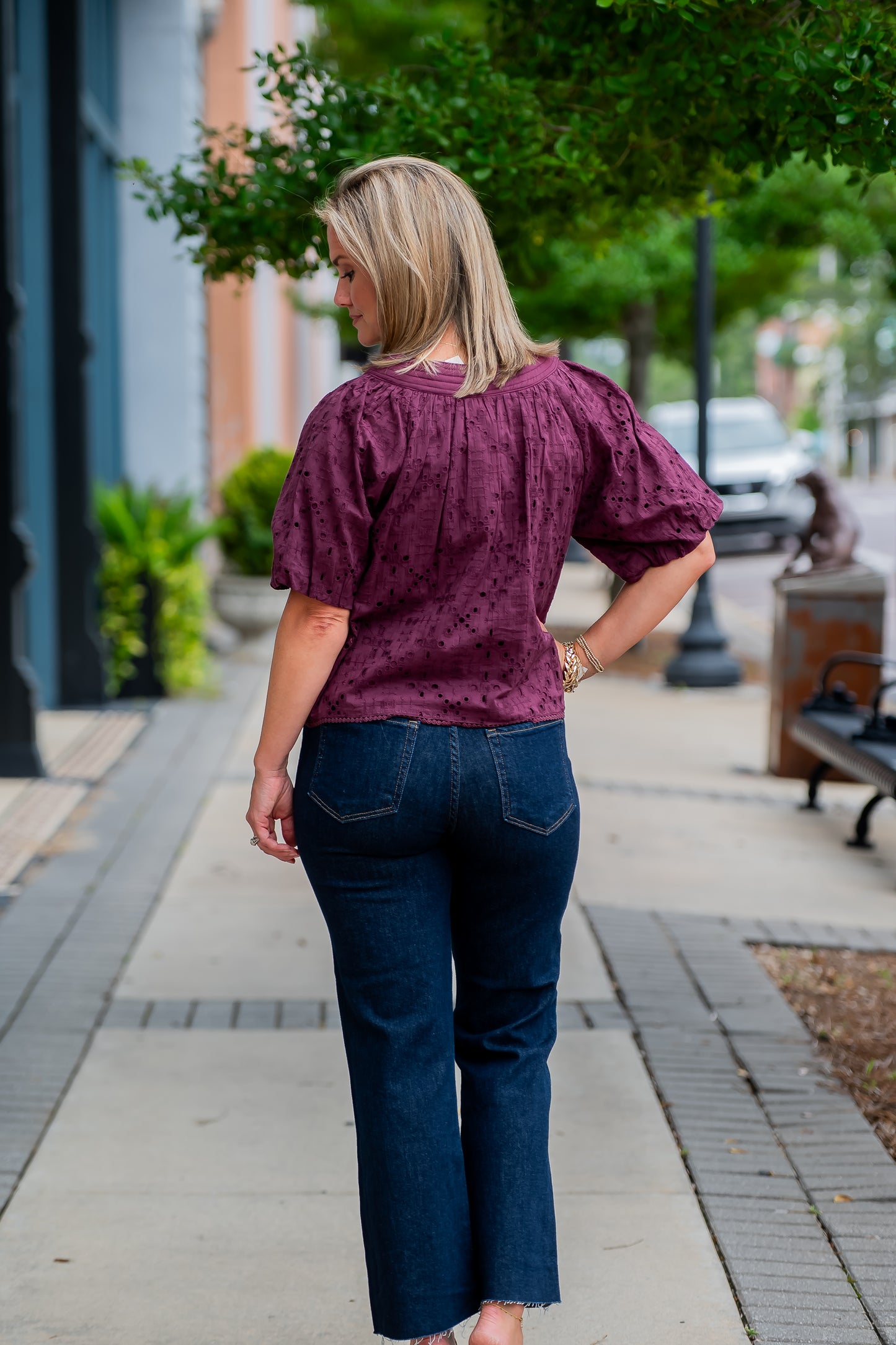 Arwen Eyelet Top