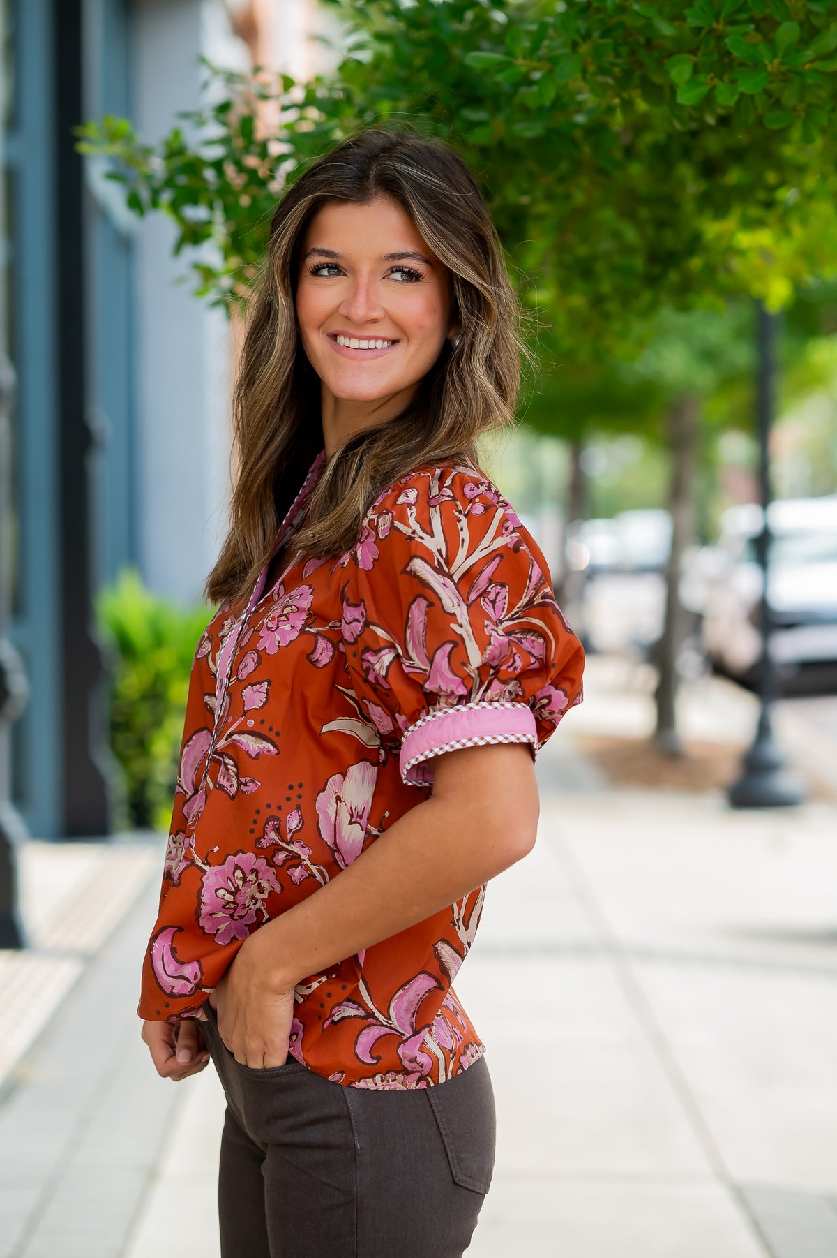 Uma Floral Top