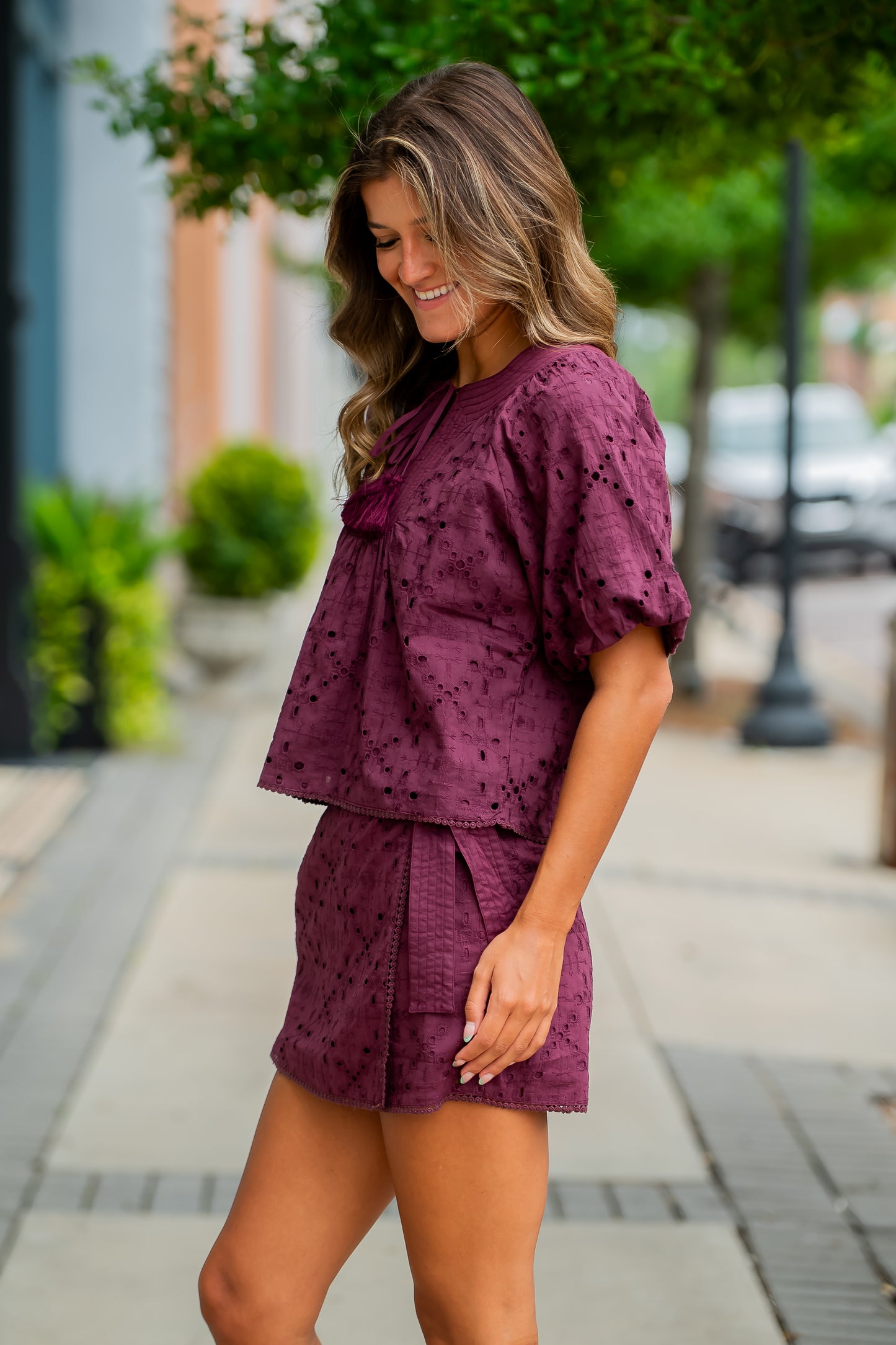 Arwen Eyelet Skort