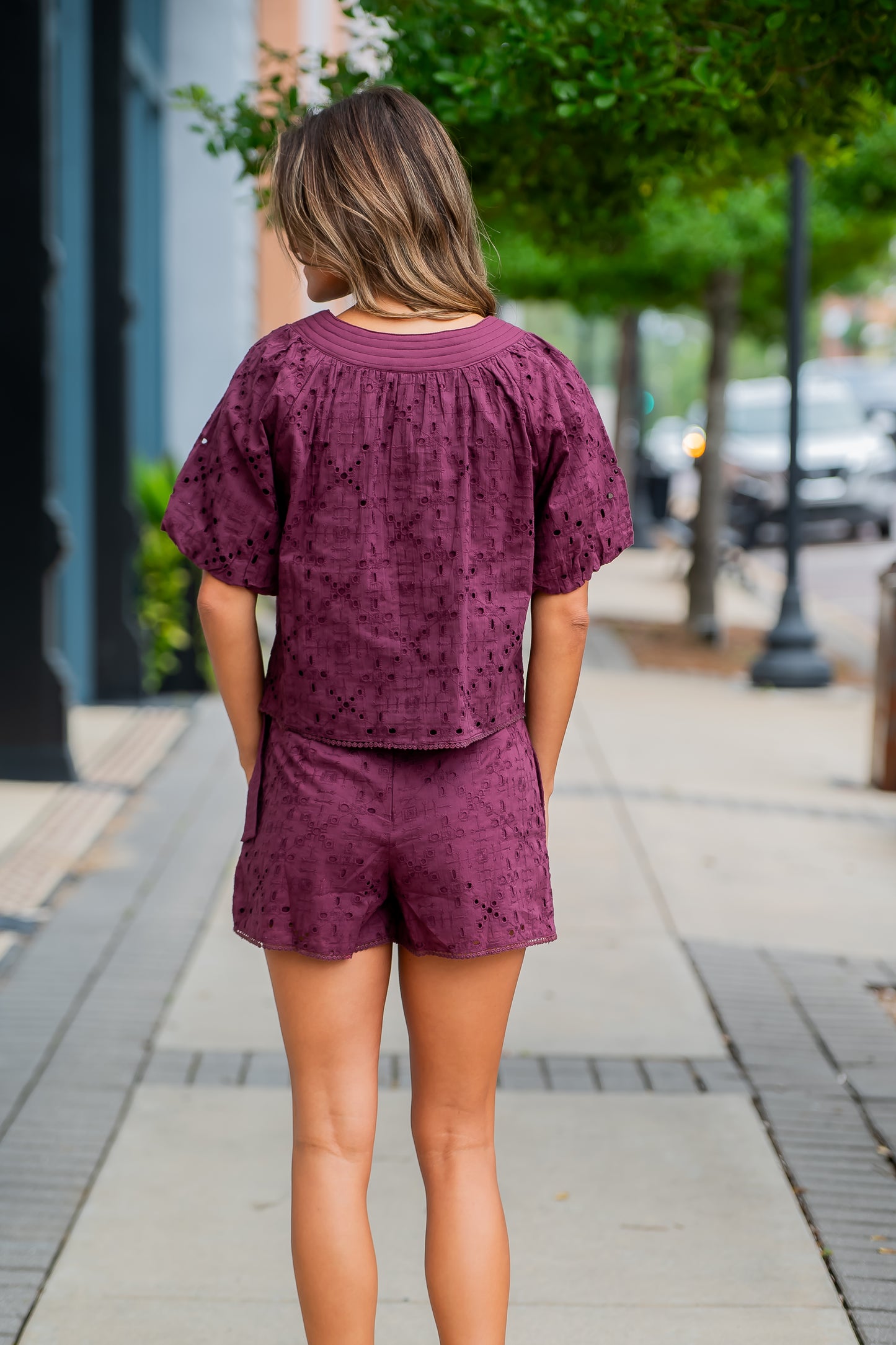 Arwen Eyelet Top