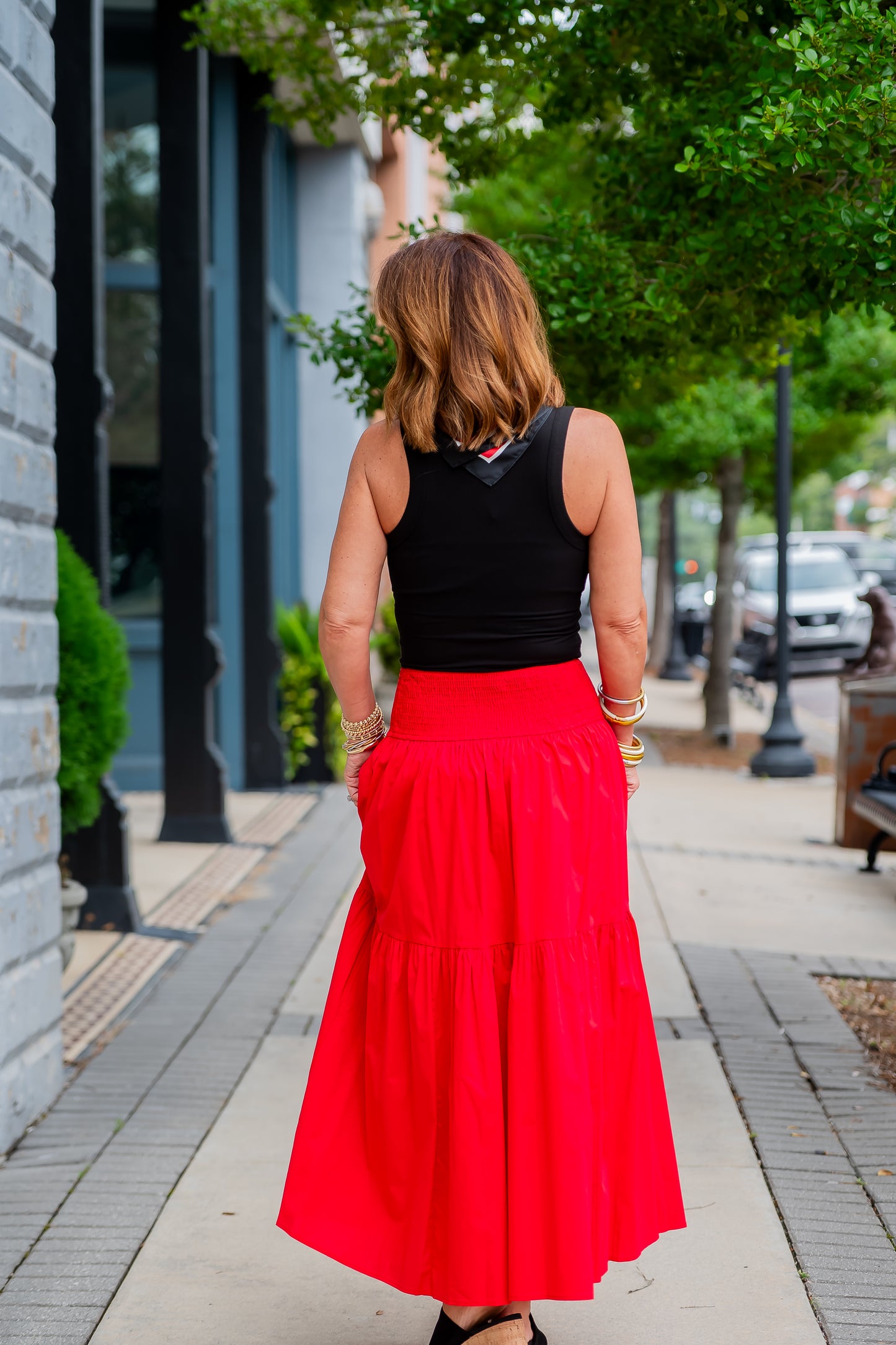 Quinn Red Skirt