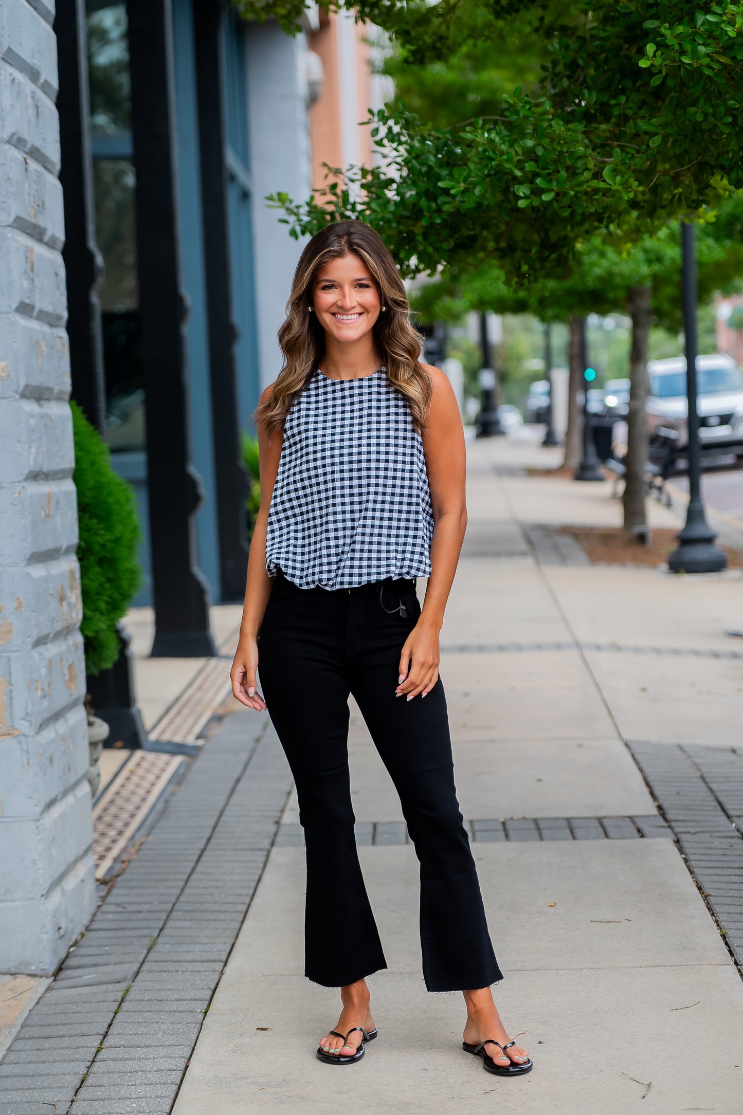 Vic HR Crop Flare-Black