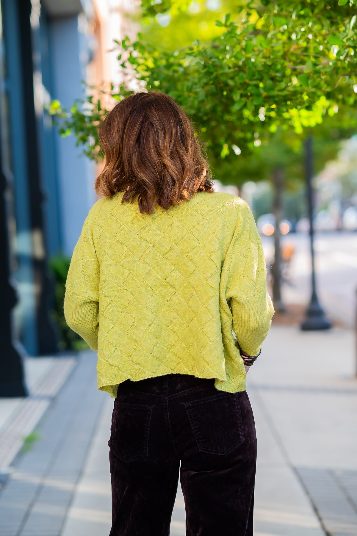 Rowena Sweater-Retro Lime