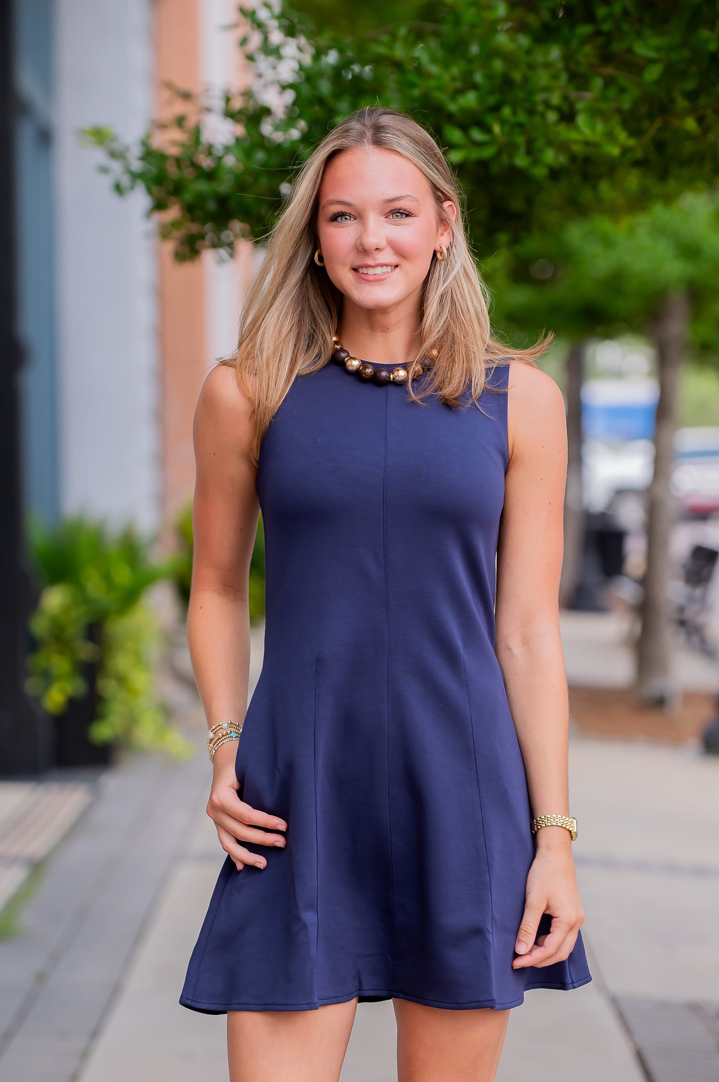 Remi Navy Dress