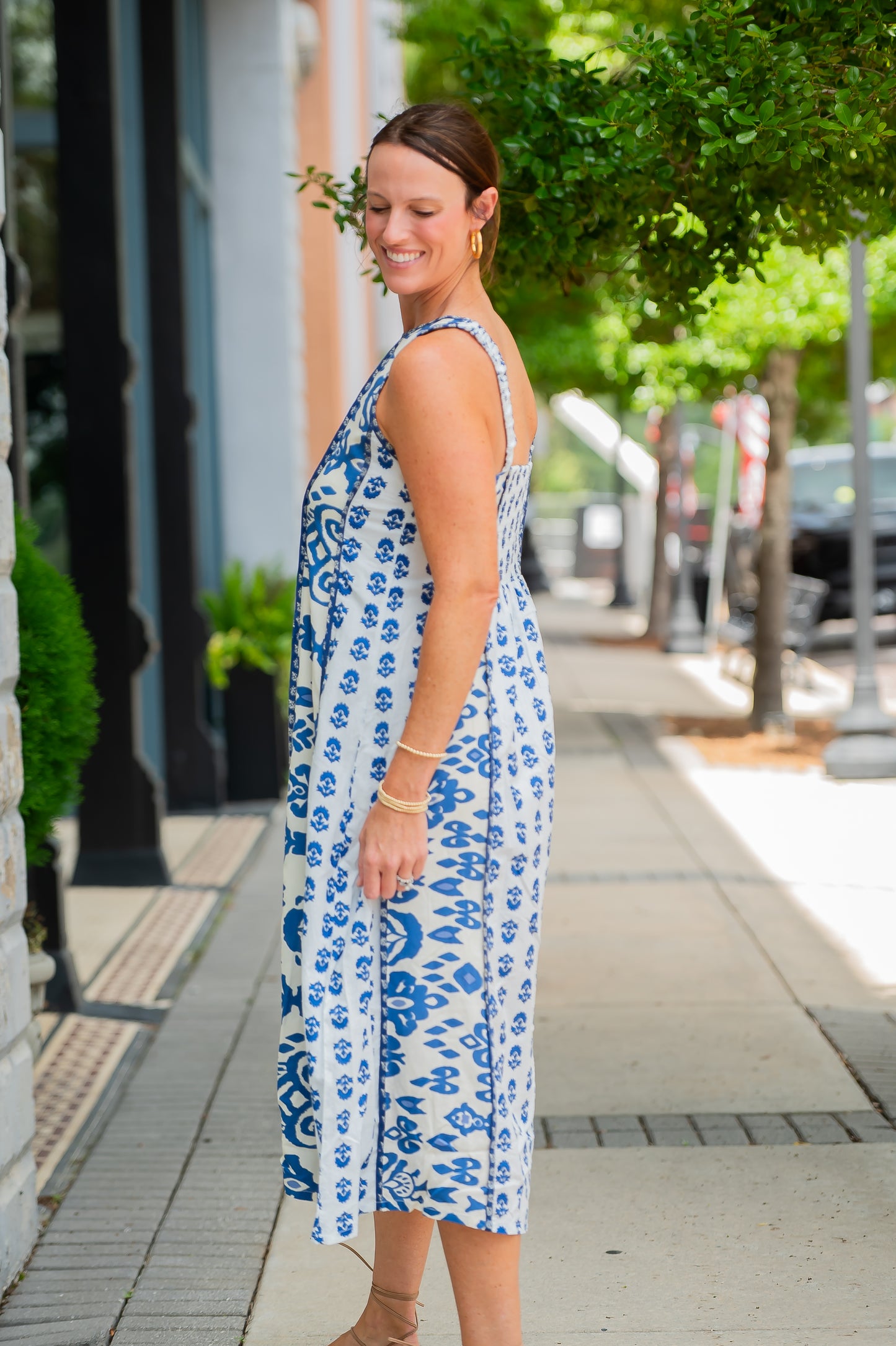 Monica Patterned Dress
