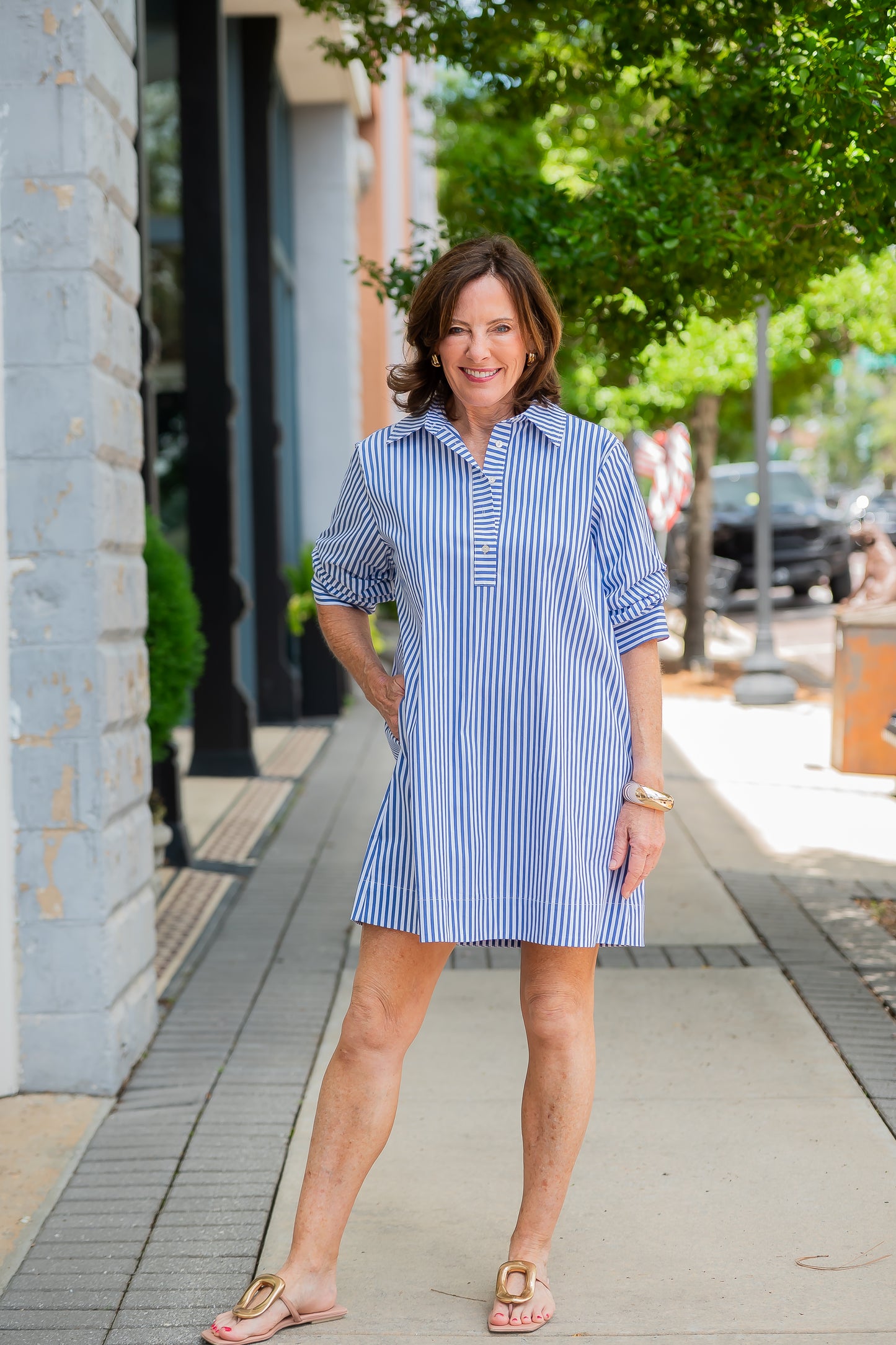 Lindy Stripe Dress