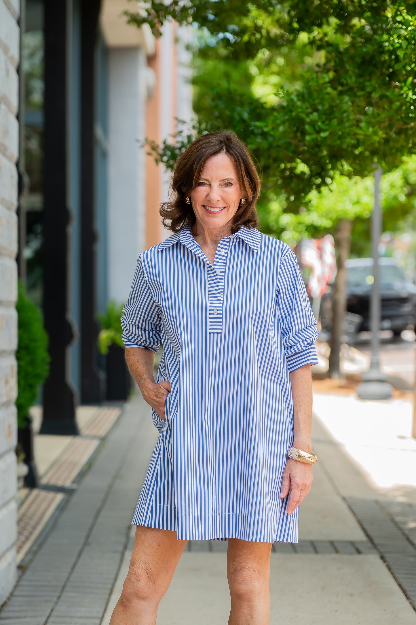 Lindy Stripe Dress