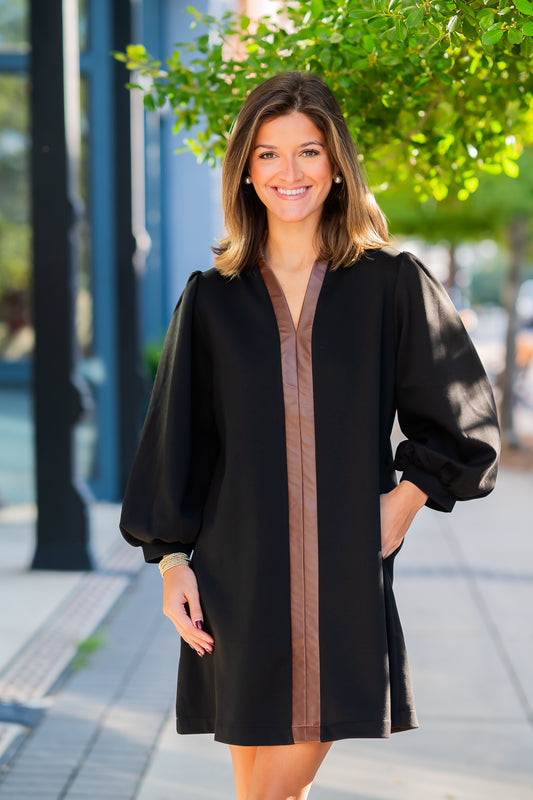 Naomi Bubble Sleeve Dress