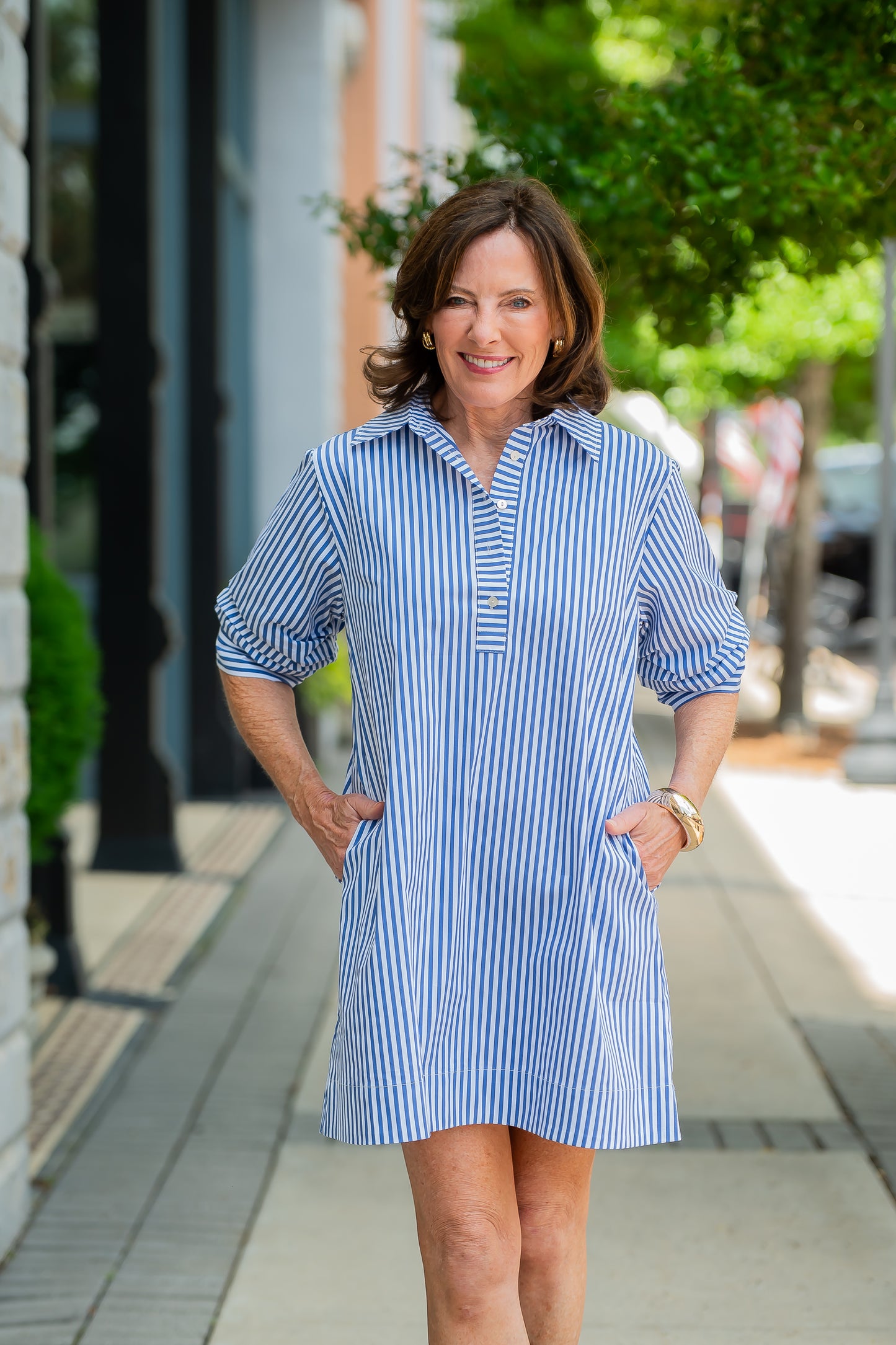Lindy Stripe Dress