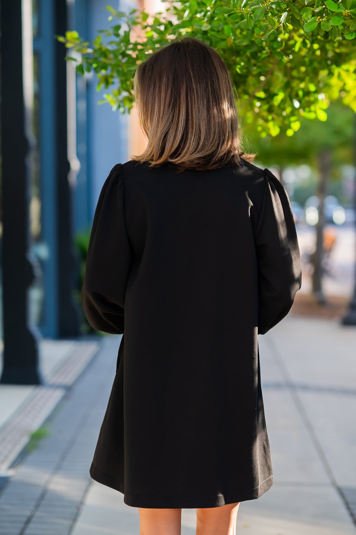 Naomi Bubble Sleeve Dress