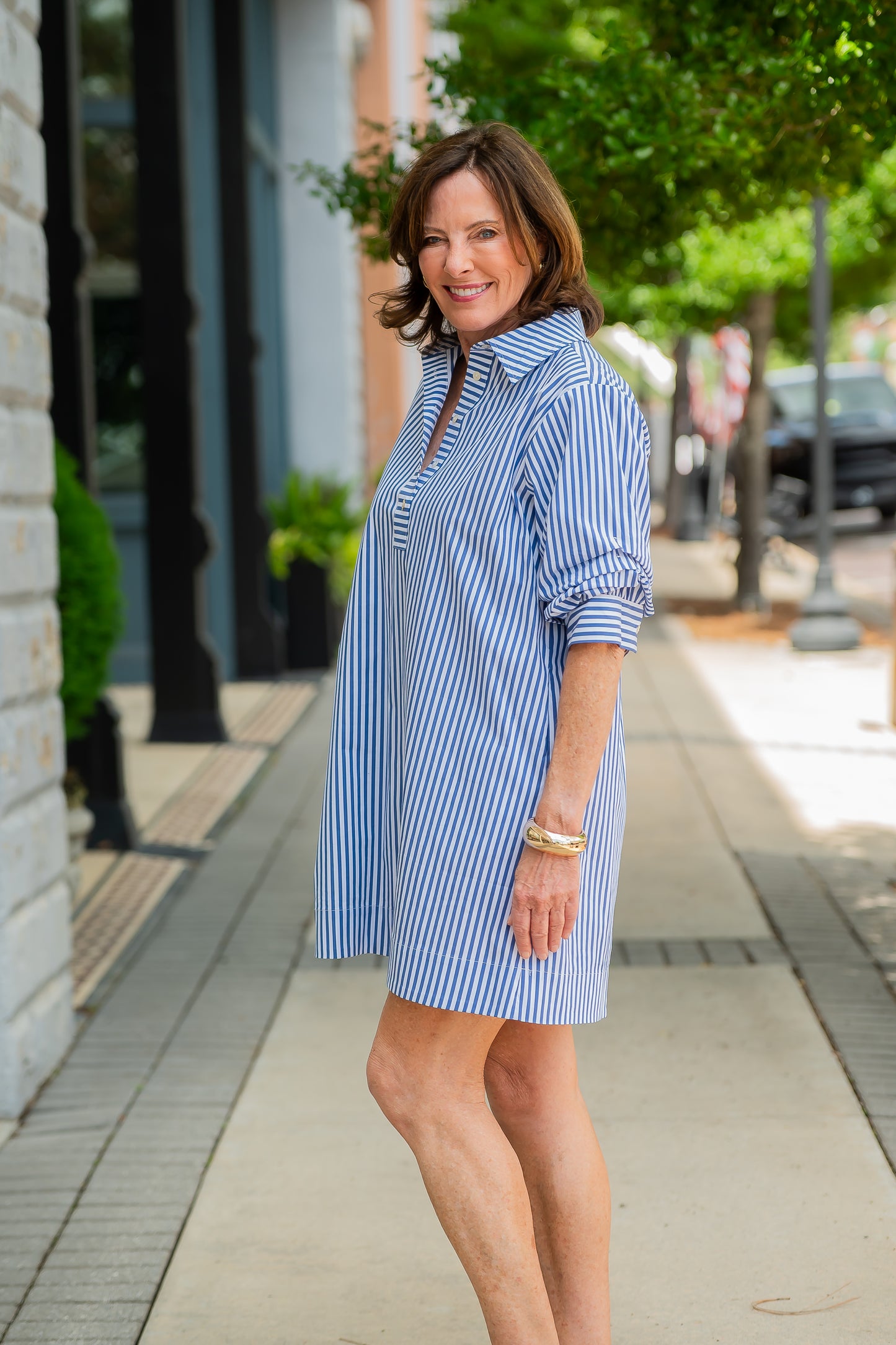 Lindy Stripe Dress
