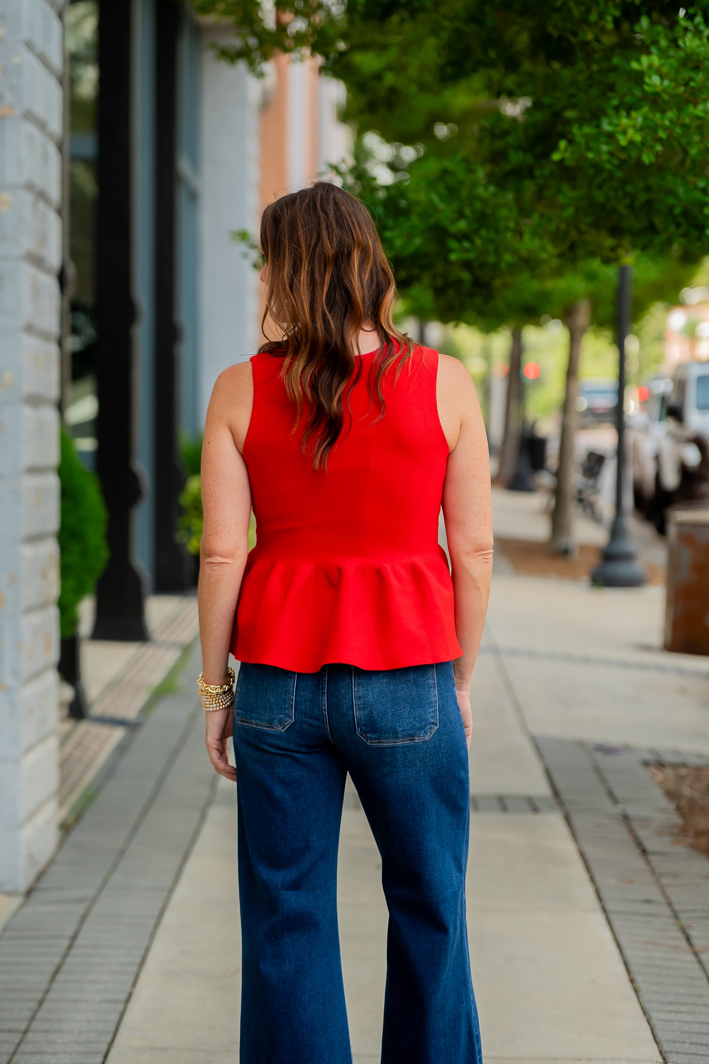 Veda Peplum Top