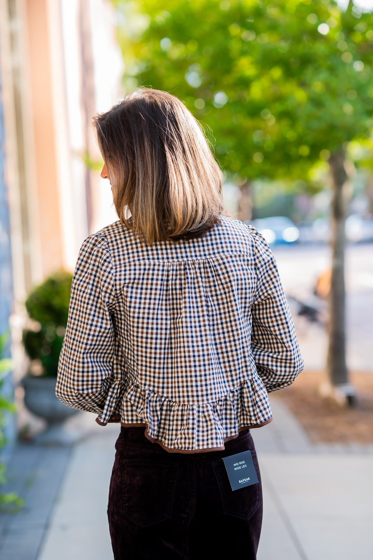 Sherrod Gingham Top
